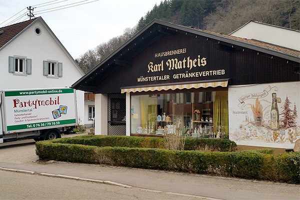 Getränkeabholmarkt in Münstertal